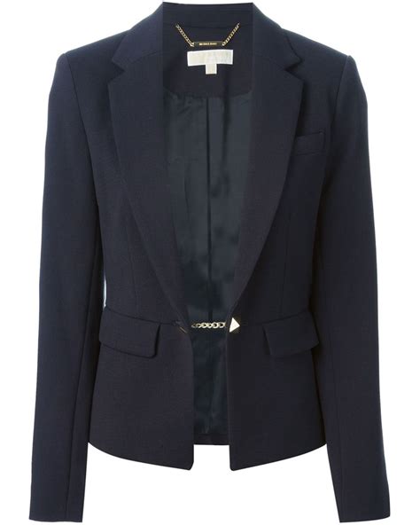 michael kors red blue check blazer|michael kors blazers.